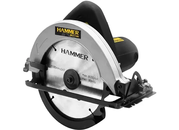 Hammer Serra Circular 100% Rolamentada 1100w